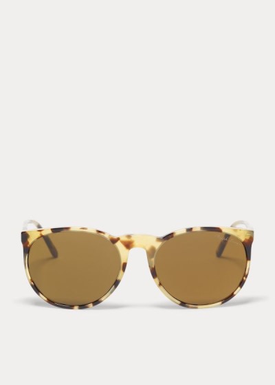 Gafas De Sol Polo Ralph Lauren Hombre Amarillos / Leopardo - Round - NMAEK6721